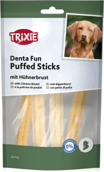 Puffed Sticks mit Hühnerbrust